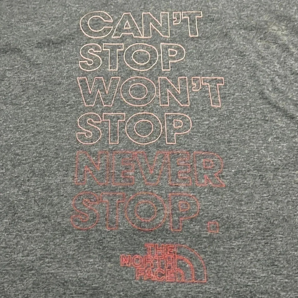 The North Face Gray Women’s Cant Stop Wont Stop Never Stop Tank Medium - Picture 3 of 4